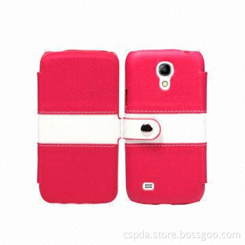 Latest super slim leather case for Samsung Galaxy S4 Mini